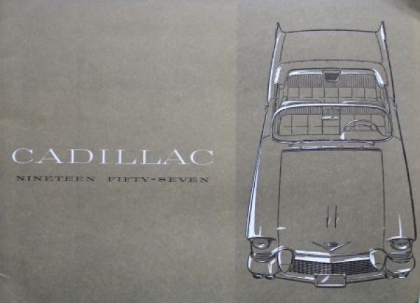 Cadillac Modelprogram 1957 Carbrochure (1925)